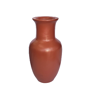 Vaso Lindoia Telha  Cerâmica Decorativo Elegante Cerâmica