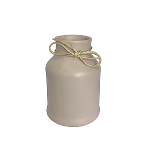 Vaso Alfenas Rosa Candy Médio Cerâmica Decorativo Festas