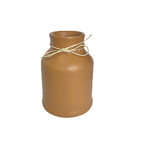 Vaso Alfenas Pêssego Médio Cerâmica Decorativo Festas