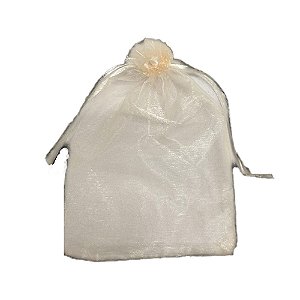 Saco Organza Rose Embalagem Lembrancinha 14x20 10un