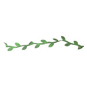 Fita De Poliéster Folhagem Verde Folha Decoração 10M