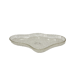 BANDEJA ORGANICA SO BOLEIRAS 250 CLEAN GLITTER DOURADO