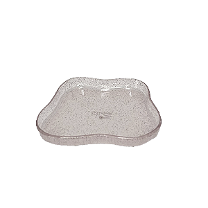 Bandeja Orgânica Só Boleiras 180 Clean Glitter Rosa Decoração