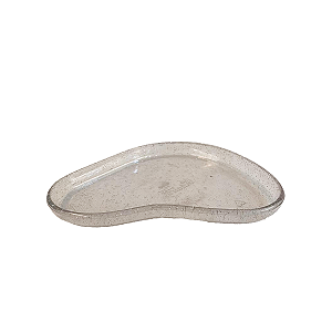 BANDEJA ORGANICA SO BOLEIRAS 170 CLEAN GLITTER PRATA