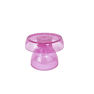 BOLEIRA COGUMELO CLEAN PEQUENO ROSA