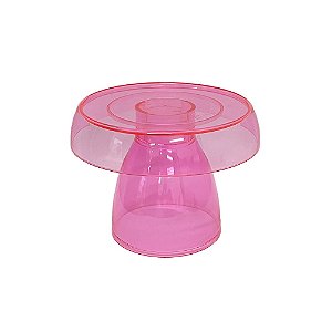 BOLEIRA COGUMELO CLEAN MEDIO ROSA