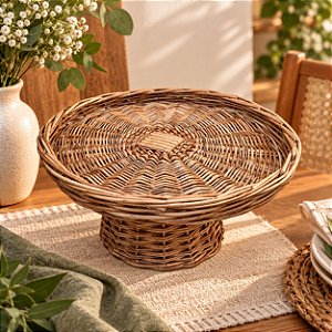 Boleira De Vime GG Decorativa Festa Casamento