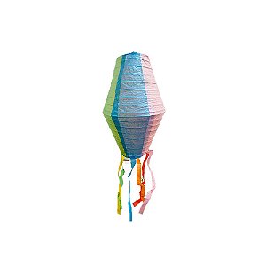 Enfeite De Balão Lanterna P Colorido Papel Seda Decorativo