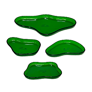 Kit 4 Bandejas Orgânicas Clean Só Boleiras Verde