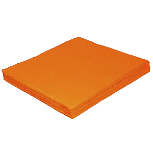Guardanapo De Papel Liso Laranja Folha Dupla 20 fls 32x32