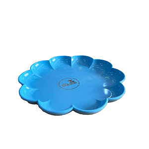 Bandeja Flor Azul Céu Só Boleiras Decorativos
