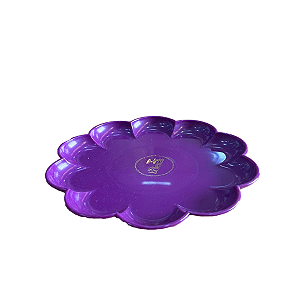 Bandeja Flor Roxo Só Boleiras Decorativo