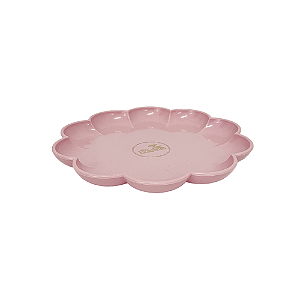 Bandeja Flor Rosé Só Boleiras Decorativo