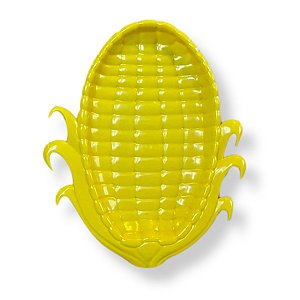Milho Só Boleiras Liso Amarelo Bandeja Plástico ABS Festa Junina