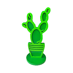 Cactus MDF MOD 2 Verde Limão Com Verde Musgo Decoração