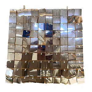 Kit 24 Placas Shimmer Fundo Transparente Prata Liso 180x120
