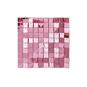 Kit 30 Placas Shimmer Fundo Transparente Rose Gold 180x150