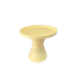 Prato Bahamas Peq Pé Duplo Amarelo Candy Fosco Decorar Festa