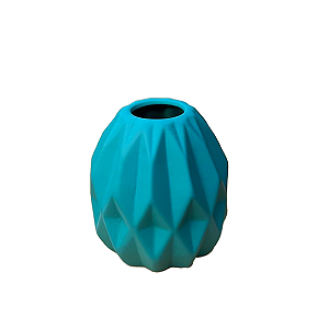 Vaso Geométrico Pequeno Tiffany Fosco Decorativo Flores