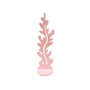 Alga Mdf Modelo 2 Pequeno Rosa Bebê Decorativo Festa Cenário