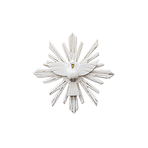 Espírito Santo Divino Resplendor Madeira De Parede Mod 10