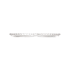 Bandeja Coração Cristal 25x22x2 Pearl Decorativa