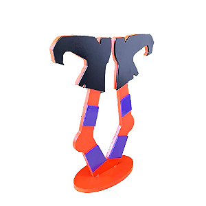 Display MDF Perna De Bruxa Deocração Halloween Enfeite MDF