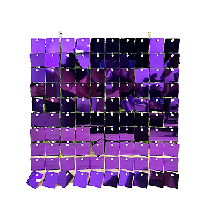 Shimmer Fundo Transparente 30x30 Cada Roxo Liso Decoração