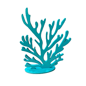 Alga MDF Mod 4 Verde Água Decoração MDF Fundo Do Mar