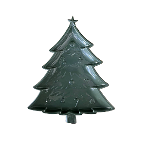 Bandeja Arvore de Natal Só Boleiras Verde Musgo  Natal Decorativo