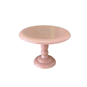 Prato Torneado Plástico Caramelo Decorativo Mesa De Festa