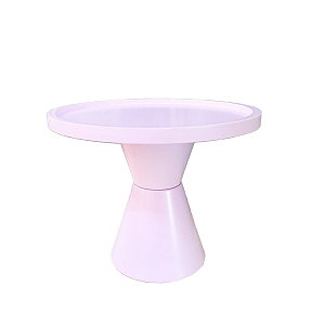 Prato Bahamas Grande Pé Duplo Lilás CandyFosco Decoração