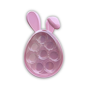 Embalagem Só Boleiras Coelho Rosa Bebê Com Berço 8 cav