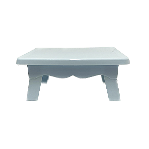 Banquinho Decorativo Festas Plástico Azul Candy Decorativo