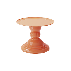 Prato Dubai Boleira 22x17Cm Plástico Desmontável Papaya