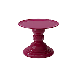 Prato Dubai Boleira 22x17Cm Plástico Desmontável Magenta