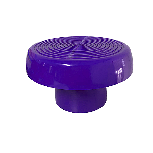 Prato Alegra Roxo Boleira De Doces Desmontável Decorativo