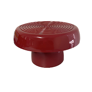 Prato Alegra Vermelho Boleira Doces Desmontável Decorativo