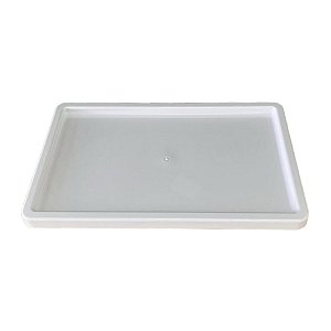 Bandeja Retangular Plastico Branco Decorações Festas