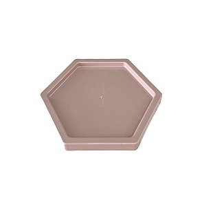 Bandeja Sextavada Plastico Pequena Caramelo Decorações