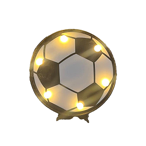 Bola De Futebol Plástico De Led Decoração Festas