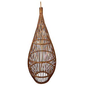 LUMINARIA DE VIME GRANDE GOTA SEM VERNIZ