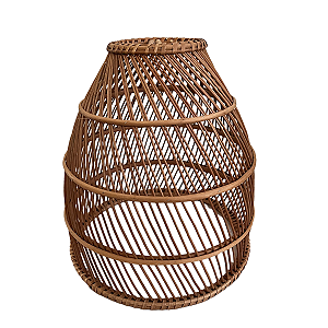 Luminaria De Vime Caracol Grande Pendente Decorar Ambientes