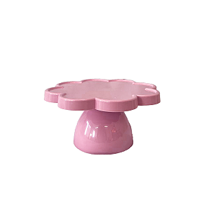 Boleira Flower Só Boleiras Pequeno 23x12 Rose Decoração