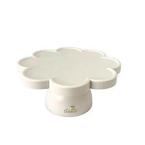 BOLEIRA FLOWER SO BOLEIRAS PEQUENO 23X12 FOSCO OFF WHITE