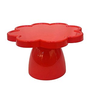 BOLEIRA FLOWER SO BOLEIRAS MEDIO 23X15 VERMELHO