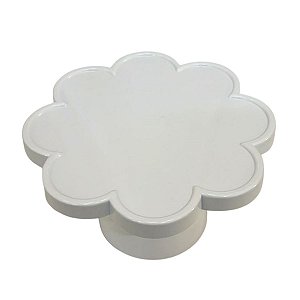 BOLEIRA FLOWER SO BOLEIRAS MEDIO 23X15 BRANCO