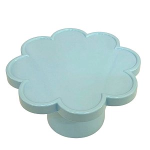 BOLEIRA FLOWER SO BOLEIRAS MEDIO 23X15 AZUL BEBE