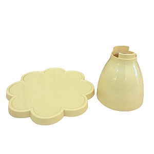 BOLEIRA FLOWER SO BOLEIRAS MEDIO 23X15 AMARELO BUTTER