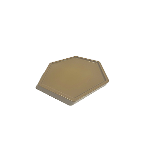 BANDEJA SEXTAVADA DUBAI PLASTICO PEQUENO 16 CM NOZ MOSCADA